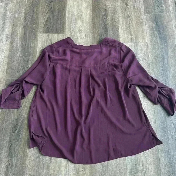 Lane Bryant Purple Blouse size 18 - Picture 6 of 6